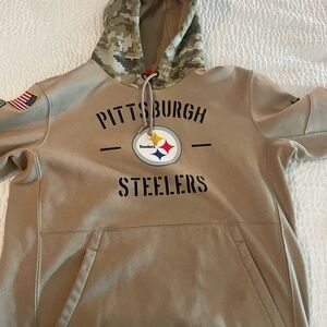 Pittsburgh Steelers Tan Hoodie